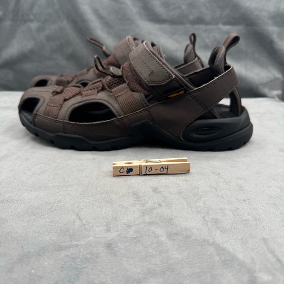 Teva Forebay 2 Men’s 10 Brown Water Sandals Fishing Hiking Outdoor Trail Shoes - Picture 11 of 11